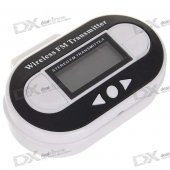Fm Transmitter Full Range USB Port C007B Black
