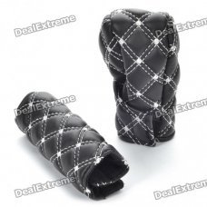 Durable Knob + Side Breake Cover Set - Black + White (2-Piece Pack)