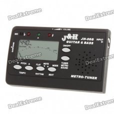 3-in-1 Universal 1.7" LCD Chromatic Tuner + Metronome + Tone Generator (2xAAA) 3-in-1 Universal 1.7" LCD Chromatic Tuner + Metronome + Tone Generator (2xAAA)