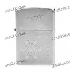 Genuine Zippo Fuel Copper Fluid Lighter - Silver