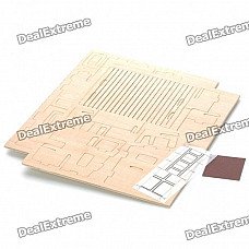 Educational 3D Woodcraft Construction Kit Jigsaw DIY House Puzzle - Wateitaku (2-Board)