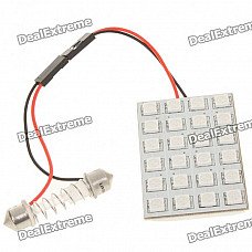 31~44mm Adjustable 4.5W 288-Lumen 24-5050 SMD LED Blue Light Bulb (DC 12V) 31~44mm Adjustable 4.5W 288-Lumen 24-5050 SMD LED Blue Light Bulb (DC 12V)