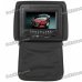 Car Headrest 7" LCD DVD Media Player with FM/AV-Out/USB/SD - Black Car Headrest 7" LCD DVD Media Player with FM/AV-Out/USB/SD - Black
