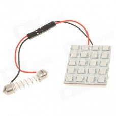 31~44mm Adjustable 3.6W 240-Lumen 20-5050 SMD Red Light Bulb (DC 12V) 31~44mm Adjustable 3.6W 240-Lumen 20-5050 SMD Red Light Bulb (DC 12V)