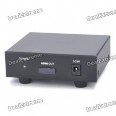 1080P Component YPbPr Video Audio AV to HDMI Converter (165MHz) 1080P Component YPbPr Video Audio AV to HDMI Converter (165MHz)