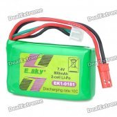 Replacement 7.4V 10C 800mAh Li-Poly Battery Pack for R/C Helicopter