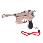 Bronze Gun Lighter with Strap
