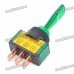 Car Toggle Switch with Green LED Indicator (DC 12V / Vehicle DIY)