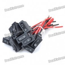 Car Rocker Switches (10-Pack / 12V)