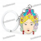 Peking Opera Female Role Style Keychain - Colorful