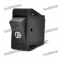 Car Fog Light Switch with Red LED Indicator (12V)