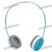Rapoo H3050 2.4GHz Wireless Stereo Headset Headphone with Microphone & Transmitter - Blue