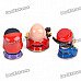 Chinese Three Lucky Gods Fulushou Resin Doll for Collection & Display (3-Piece Pack)