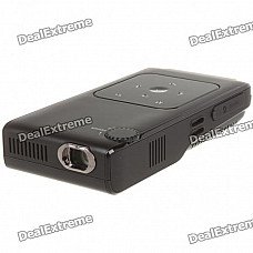 V50 Portable Mini Rechargeable Multi-Media Player Projector w/ AV/Mini USB/SD Slot - Black V50 Portable Mini Rechargeable Multi-Media Player Projector w/ AV/Mini USB/SD Slot - Black
