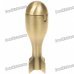 Cool Torpedo Style Zinc Alloy Windproof Butane Jet Torch Lighter - Bronze