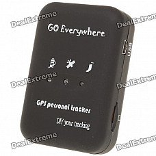 Portable Multi-Function Quadband GSM/GPRS/GPS Personal Position Tracker for Car/Child/Elder - Black Portable Multi-Function Quadband GSM/GPRS/GPS Personal Position Tracker for Car/Child/Elder - Black
