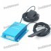 Portable Quadband Multi-Function GSM/GPRS/GPS Vehicle Tracker - Blue Portable Quadband Multi-Function GSM/GPRS/GPS Vehicle Tracker - Blue