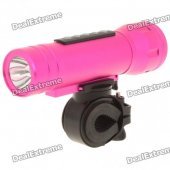 Multifunction 3W 3-Mode LED Flashlight with MP3 Music Speaker Player/TF Slot (2GB)