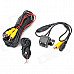 4-LED Waterproof Vehicle Car Rear View Camera Video - Black (12V/PAL) 4-LED Waterproof Vehicle Car Rear View Camera Video - Black (12V/PAL)