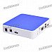 Android 1080P Media Player w/ AV/USB/SD/HDMI/RJ45 Ports - Blue