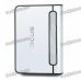 Focus Silver Wiredrawing Cigarette Case Dispenser with Butane Jet Torch Lighter (Holds 12)