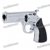 2-in-1 Gun Style Electric Shock Butane Jet Torch Lighter