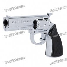 2-in-1 Gun Style Electric Shock Butane Jet Torch Lighter