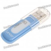 Genuine Lexar JumpDrive V10 USB Flash Drive - Light Blue (8GB)