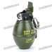Stainless Steel Military Grenade Bomb Shaped Butane Lighter with Flints Stainless Steel Military Grenade Bomb Shaped Butane Lighter with Flints