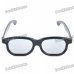 Stylish Non-Flash Circularly Polarized 3D Glasses - Black Stylish Non-Flash Circularly Polarized 3D Glasses - Black
