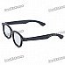 Stylish Non-Flash Circularly Polarized 3D Glasses - Black Stylish Non-Flash Circularly Polarized 3D Glasses - Black