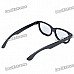 Stylish Non-Flash Circularly Polarized 3D Glasses - Black Stylish Non-Flash Circularly Polarized 3D Glasses - Black