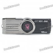 Genuine Kingston High Speed USB 2.0 Flash Drive - Black (16GB)