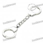 Creative Handcuffs Style Keychain - Silver