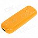 USB Rechargeable Electronic Cigarette Lighter with White LED Light - Yellow
