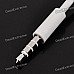 3.5mm Male to Male M/M Audio Connection Cable - White (11cm-Length) 3.5mm Male to Male M/M Audio Connection Cable - White (11cm-Length)