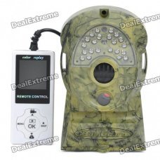 Digital 5MP Infrared Sensor SD Card Scouting Camera w / Remote Control - Camouflage Earth Color Digital 5MP Infrared Sensor SD Card Scouting Camera w / Remote Control - Camouflage Earth Color