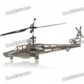 3-Channel Mini R/C Rechargeable Helicopter - Black + Grey