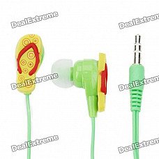 3.5 mm In-ear Slipper Style Stereo Earphone - Green