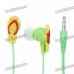 3.5 mm In-ear Slipper Style Stereo Earphone - Green
