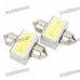 31mm 3W 6500K 110-Lumen 2-5050 SMD LED White Light Car Indoor/License Plate Lamps (DC 12V/Pair) 31mm 3W 6500K 110-Lumen 2-5050 SMD LED White Light Car Indoor/License Plate Lamps (DC 12V/Pair)
