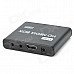 Mini 1080P HD Media Player with HDMI/AV/USB/SD/MMC - Black Mini 1080P HD Media Player with HDMI/AV/USB/SD/MMC - Black
