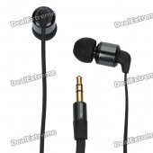 AWEI 3.5 mm In-ear Cushion Style Stereo Earphone - Black