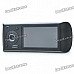 3.0MP Dual Lens Wide Angle Car DVR Camcorder w/ GPS Logger/TF Slot (2.7" LCD)