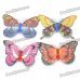 Decorative Beautiful Magnetic Butterfly Fridge Sticker - Random Style/Color (4 Piece Pack)
