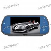 7" LCD Rearview Mirror + Rearview Camera + Parking Sensor/Radar Kit (DC 12V)