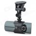 720P 3.0MP Dual Lens Wide Angle Car DVR Camcorder w/ GPS Logger/TF Slot (2.7" LCD) 720P 3.0MP Dual Lens Wide Angle Car DVR Camcorder w/ GPS Logger/TF Slot (2.7" LCD)