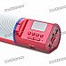 1" LCD Portable Fashion Music Speaker Player with FM/Line In/USB/SD - Red 1" LCD Portable Fashion Music Speaker Player with FM/Line In/USB/SD - Red