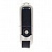 Classy Leather and Steel USB 2.0 Jump/Flash Drive (2GB)