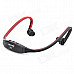 Sports USB Rechargeable MP3 Player Headset w/ FM/TF Slot - Red Sports USB Rechargeable MP3 Player Headset w/ FM/TF Slot - Red